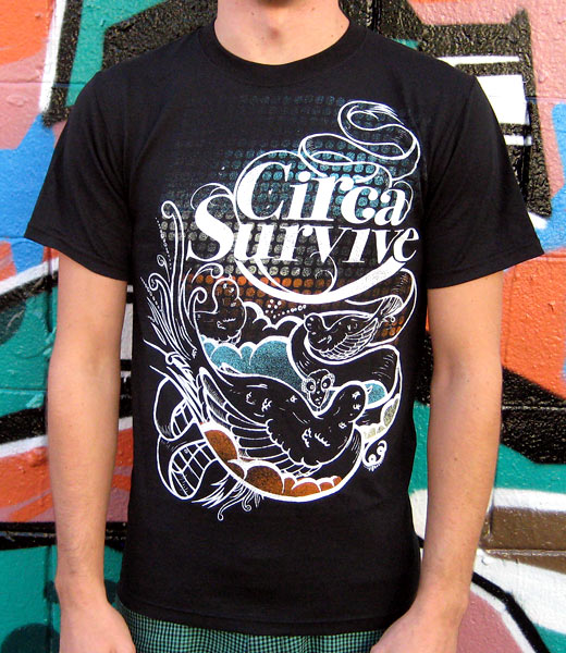 Circa Survive - Doves Black [CSV0DVESBL] - $29.00 : BandTees, Official ...